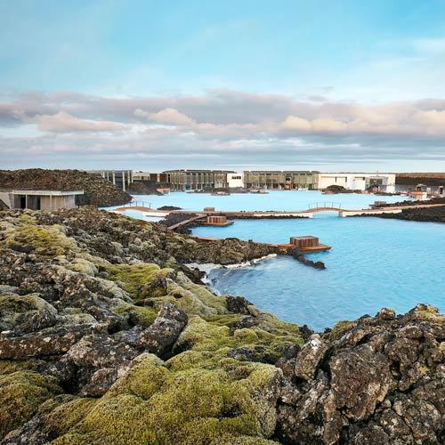 Die Blaue Lagune in Island